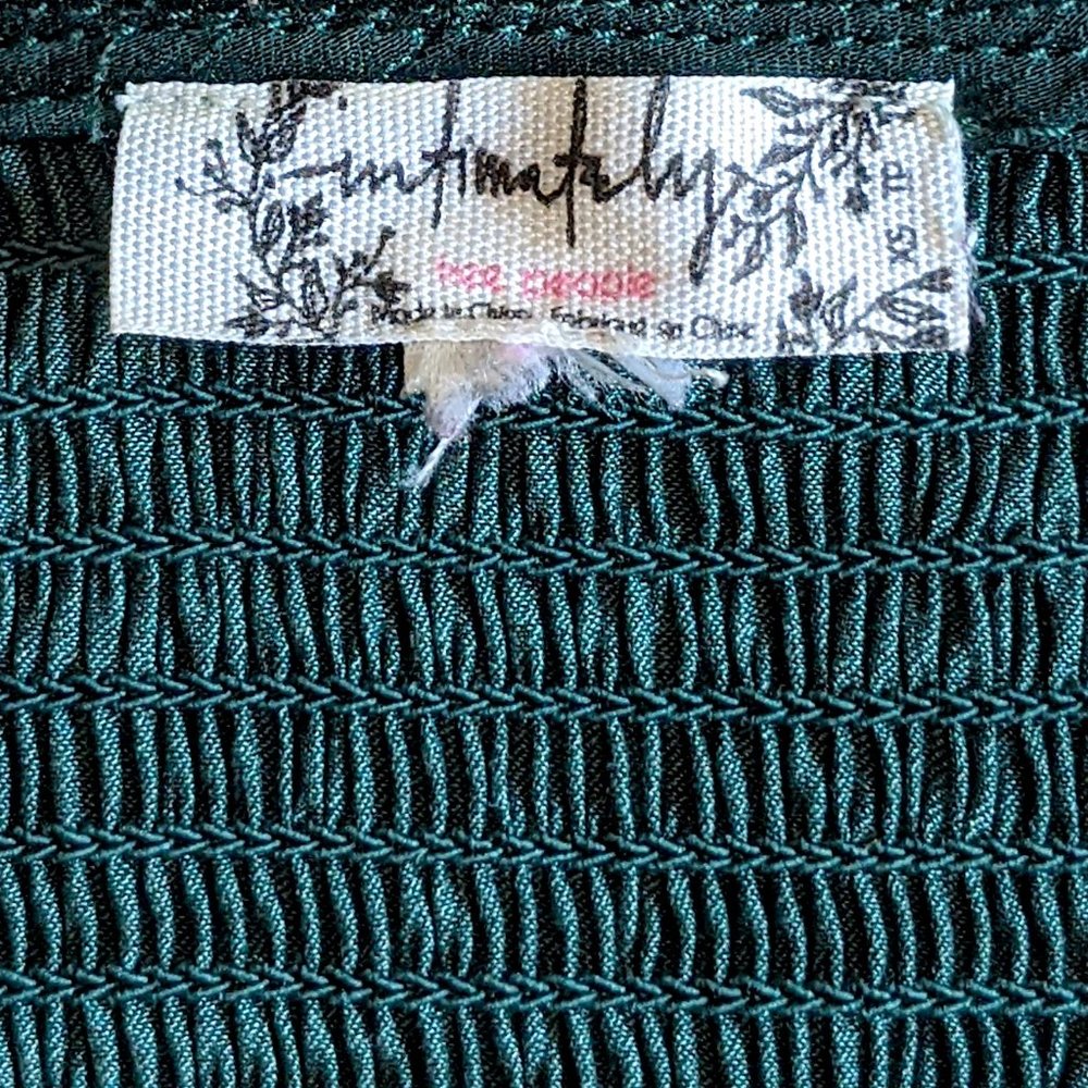 ✨5/$15✨ Free People Dark Green Bodysuit - Picture 5 of 6